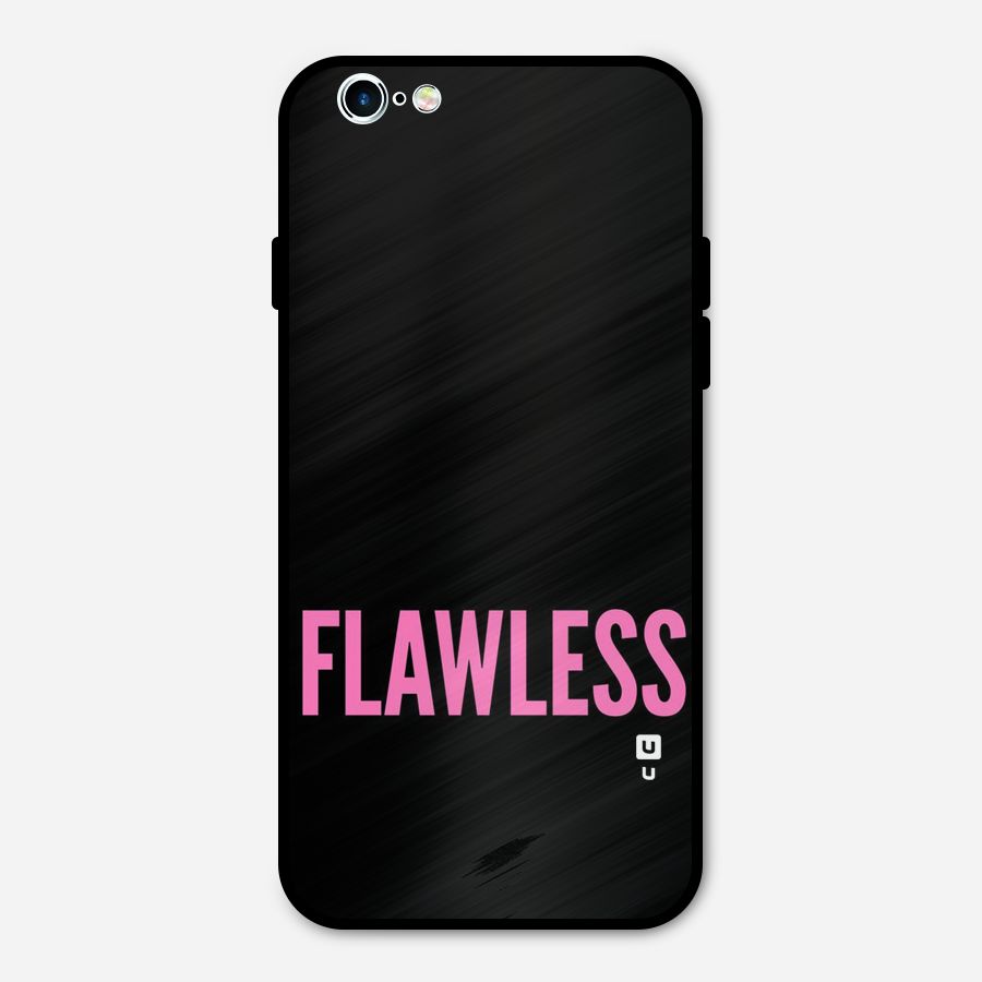 Flawless Pink Design Metal Back Case for iPhone 6 6s