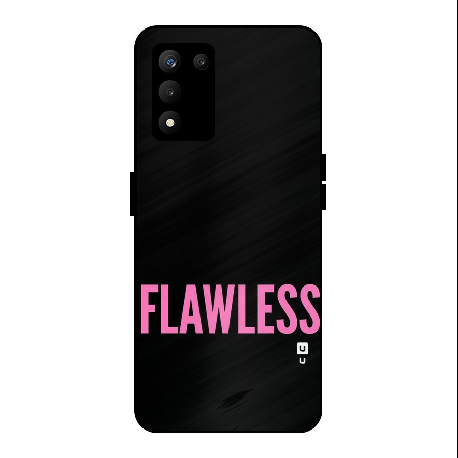 Flawless Pink Design Metal Back Case for realme 9 5G SE