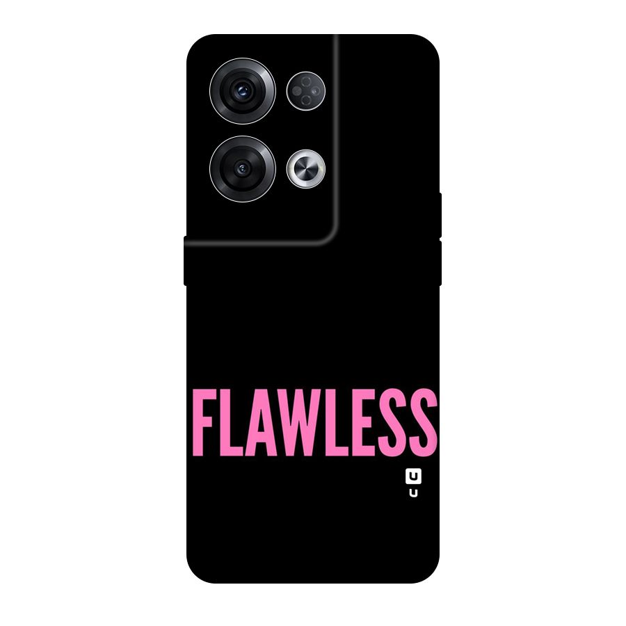 Flawless Pink Design Original Polycarbonate Back Case for Oppo Reno8 Pro 5G