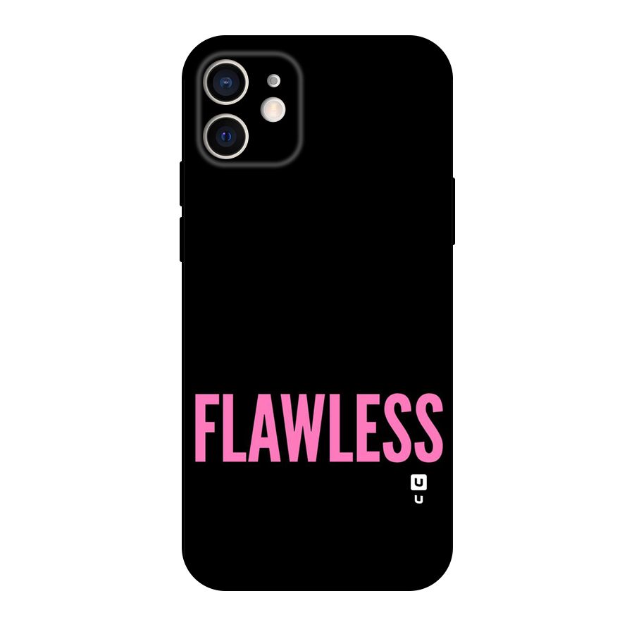 Flawless Pink Design Original Polycarbonate Back Case for iPhone 12