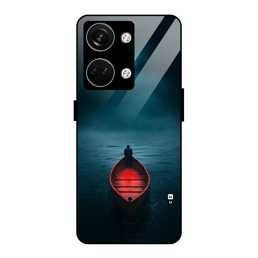 Floating Boat Glass Back Case for Oneplus Nord 3