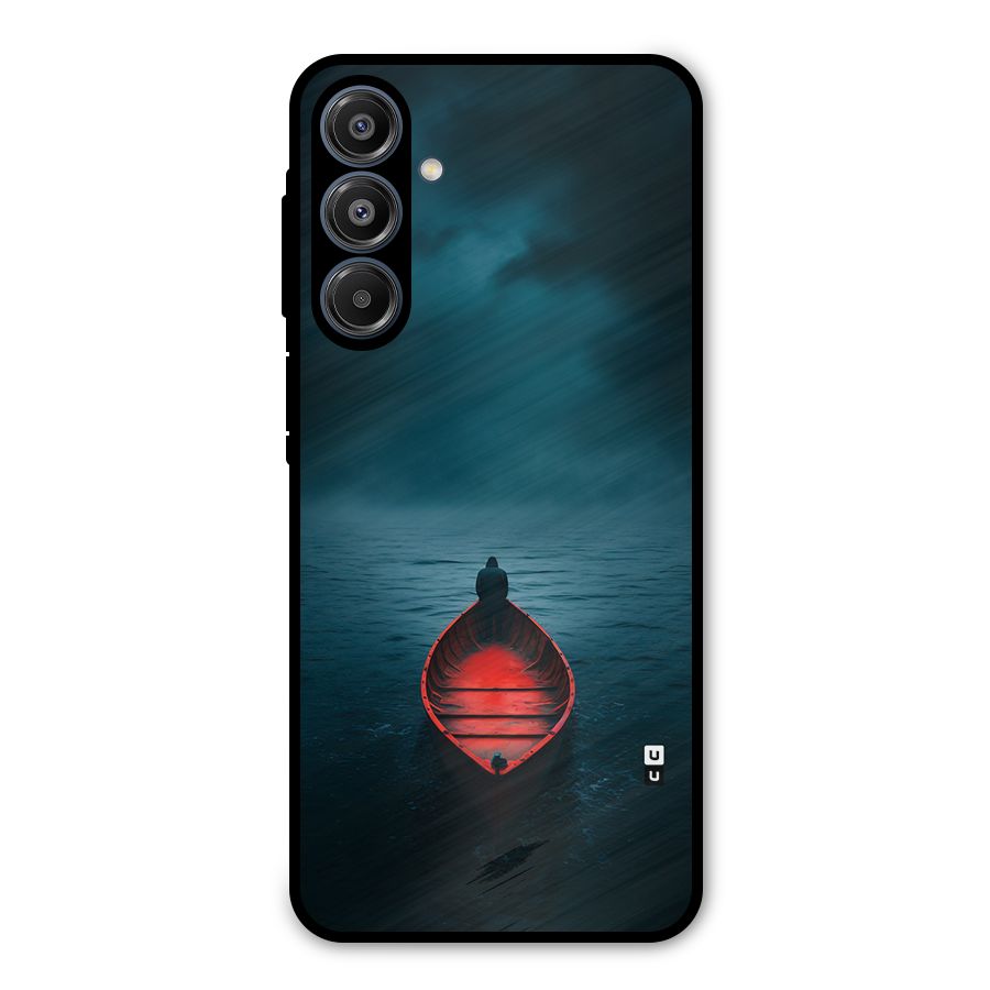 Floating Boat Metal Back Case for Galaxy A16 5G