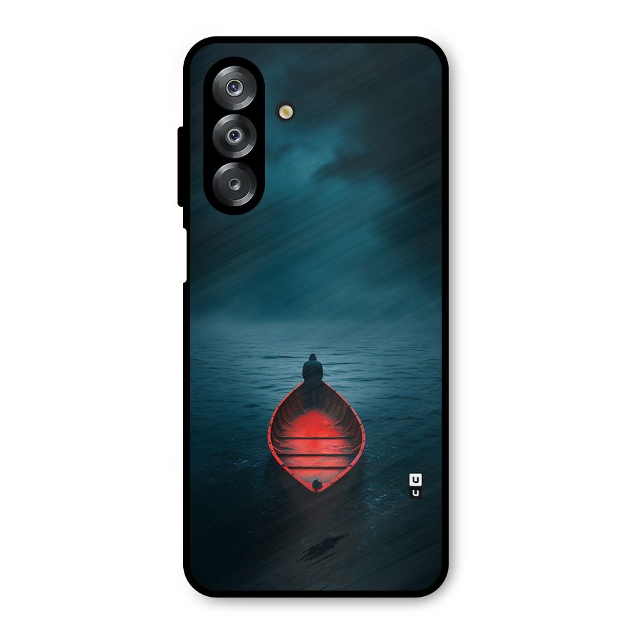 Floating Boat Metal Back Case for Galaxy A26