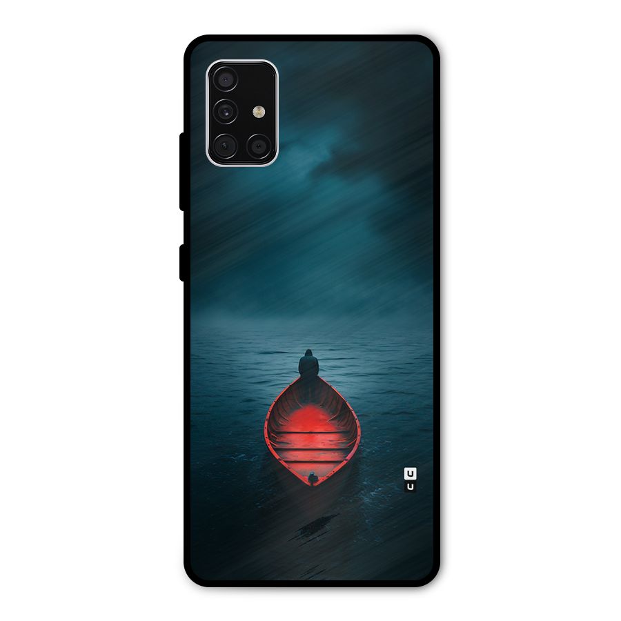 Floating Boat Metal Back Case for Galaxy A51