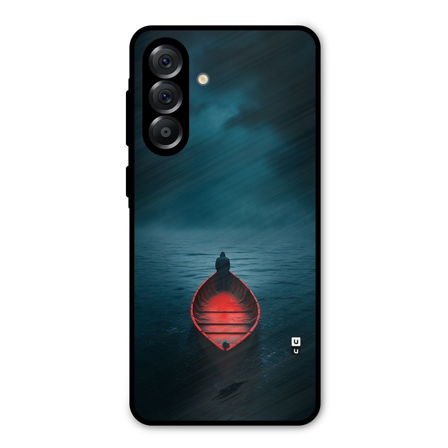 Floating Boat Metal Back Case for Galaxy A56