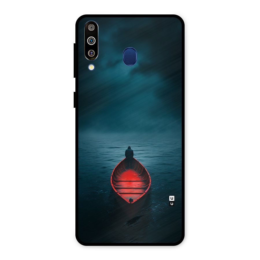 Floating Boat Metal Back Case for Galaxy M30