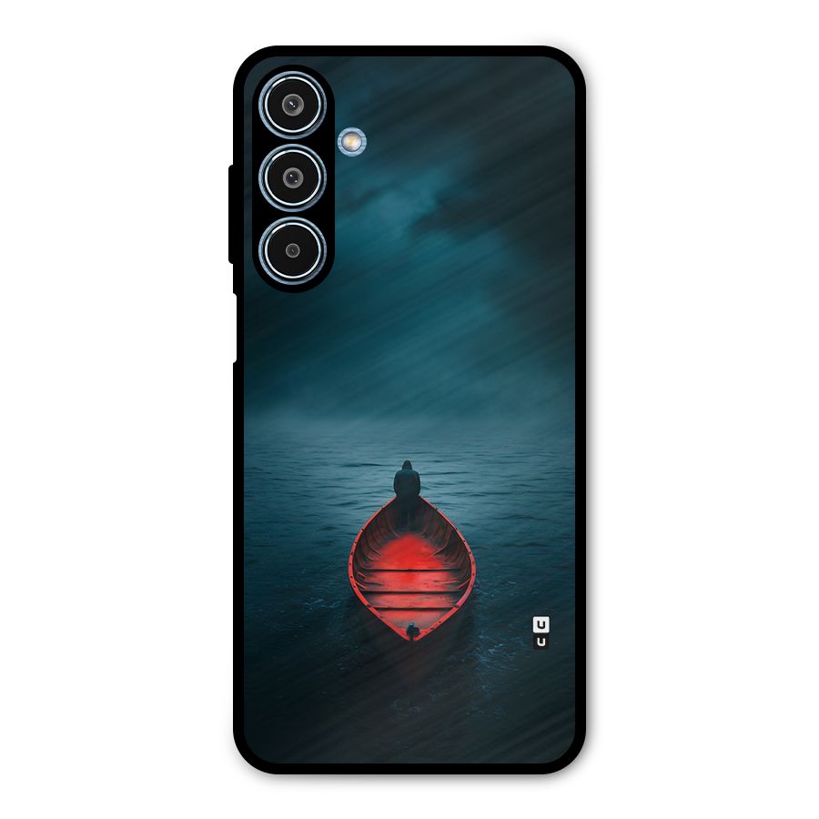 Floating Boat Metal Back Case for Galaxy M35
