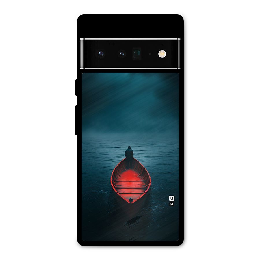 Floating Boat Metal Back Case for Google Pixel 6 Pro