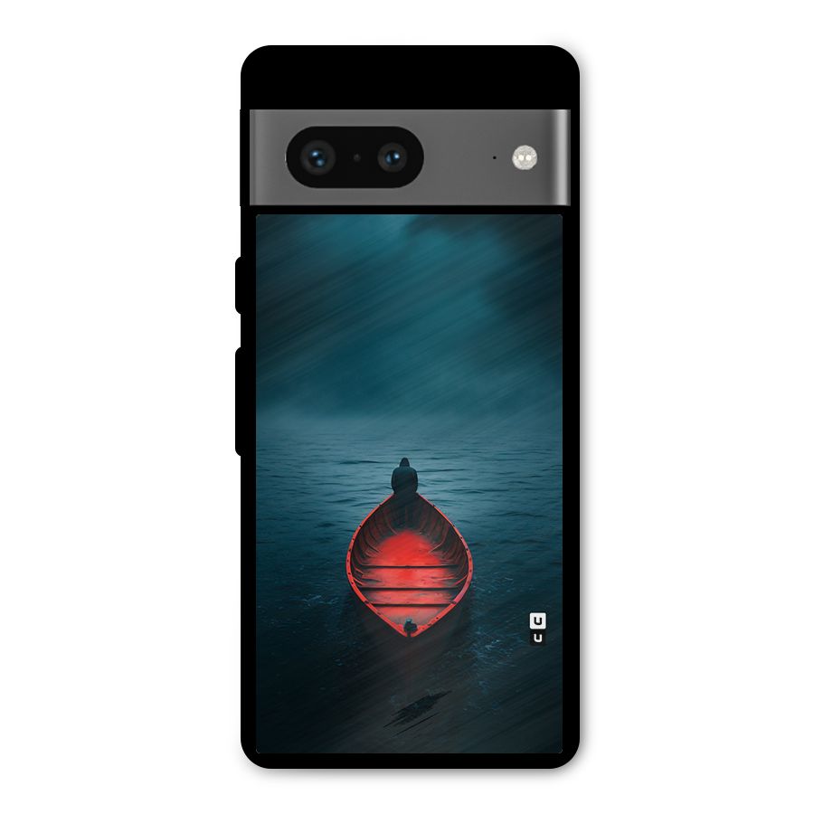 Floating Boat Metal Back Case for Google Pixel 7