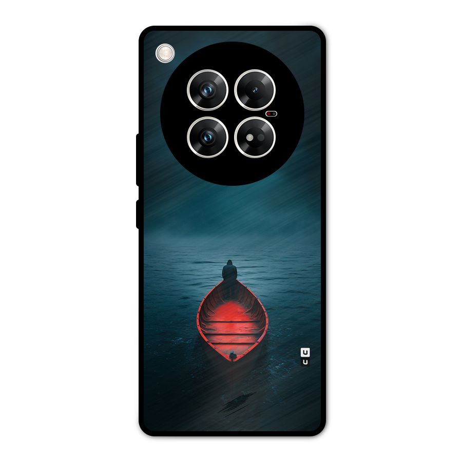 Floating Boat Metal Back Case for Infinix Zero 40 5G