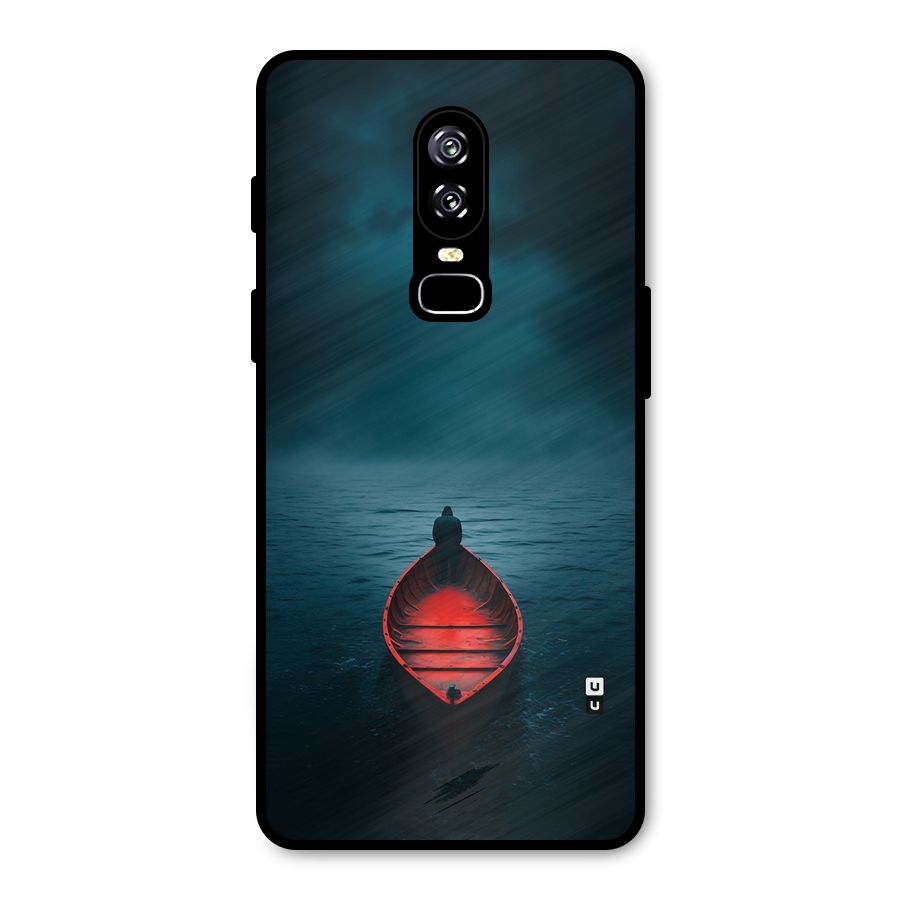 Floating Boat Metal Back Case for OnePlus 6