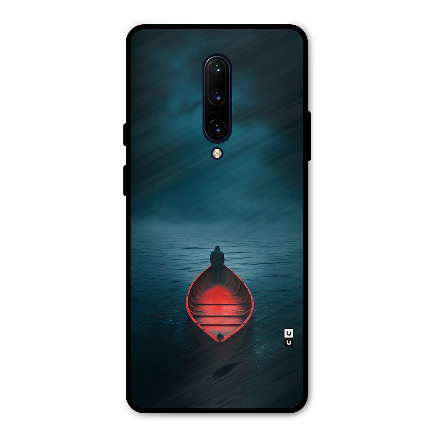 Floating Boat Metal Back Case for OnePlus 7 Pro