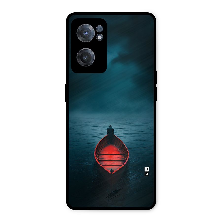 Floating Boat Metal Back Case for OnePlus Nord CE 2 5G