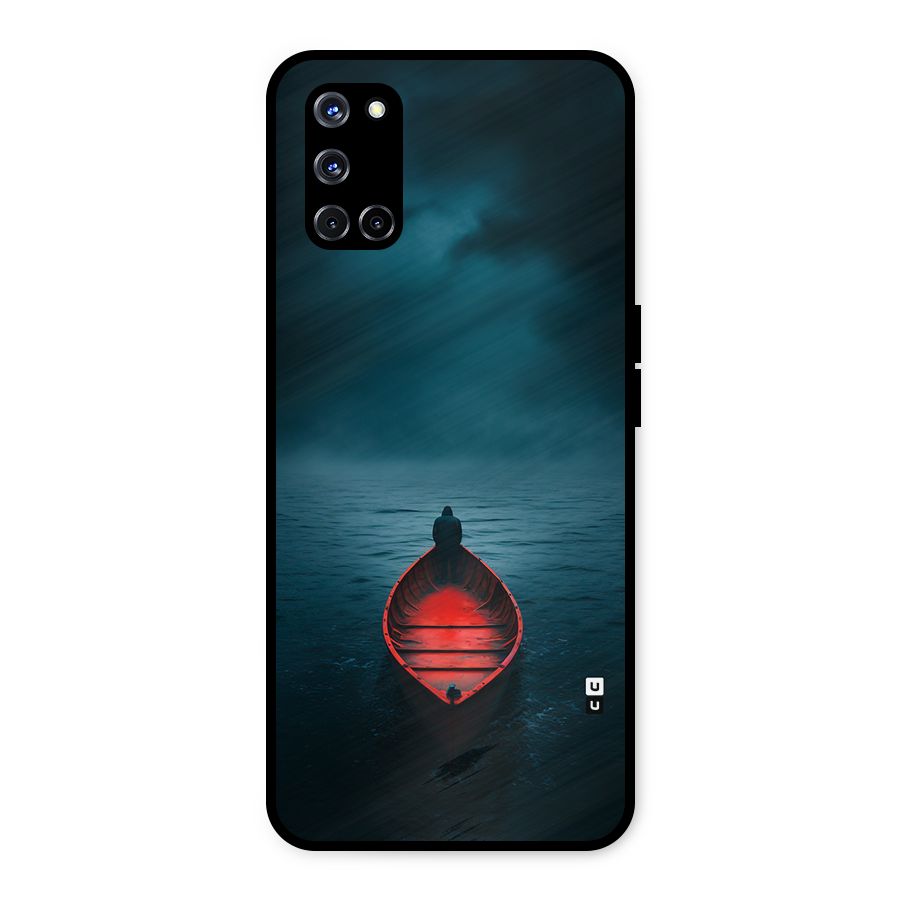 Floating Boat Metal Back Case for Oppo A52