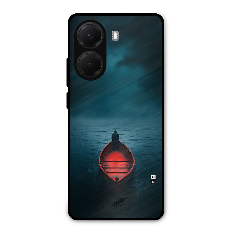 Floating Boat Metal Back Case for Poco X7 Pro