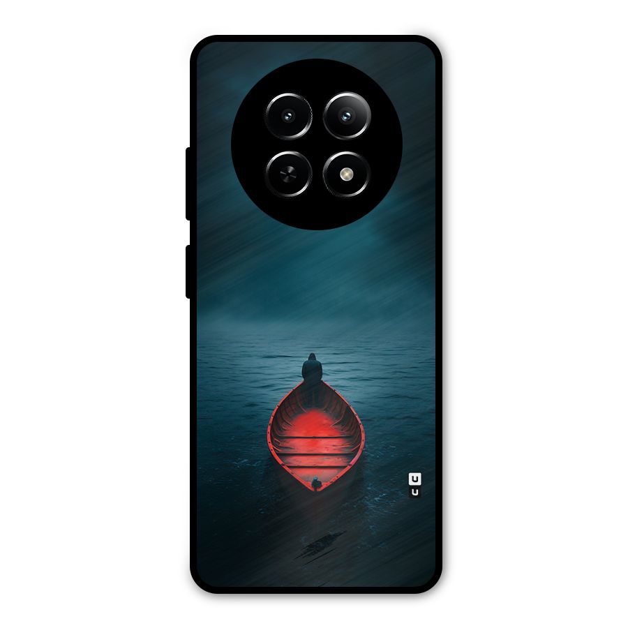 Floating Boat Metal Back Case for Realme 12 5G