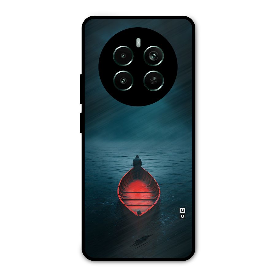 Floating Boat Metal Back Case for Realme 12 Pro Plus