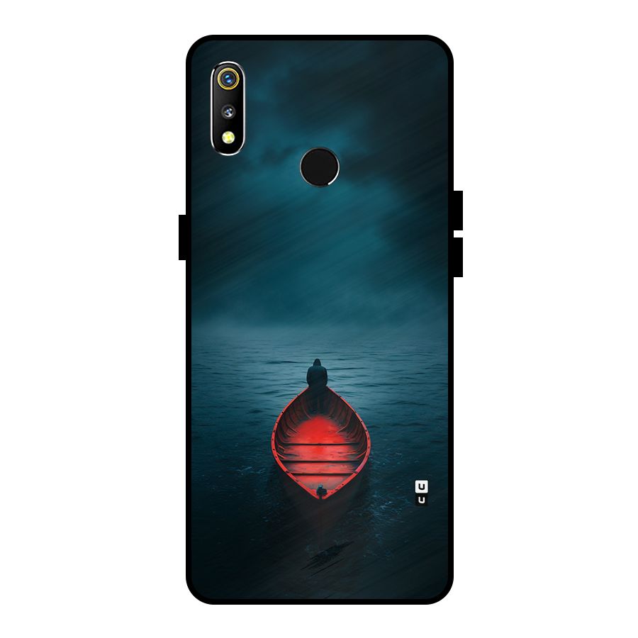 Floating Boat Metal Back Case for Realme 3