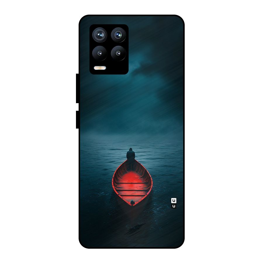 Floating Boat Metal Back Case for Realme 8