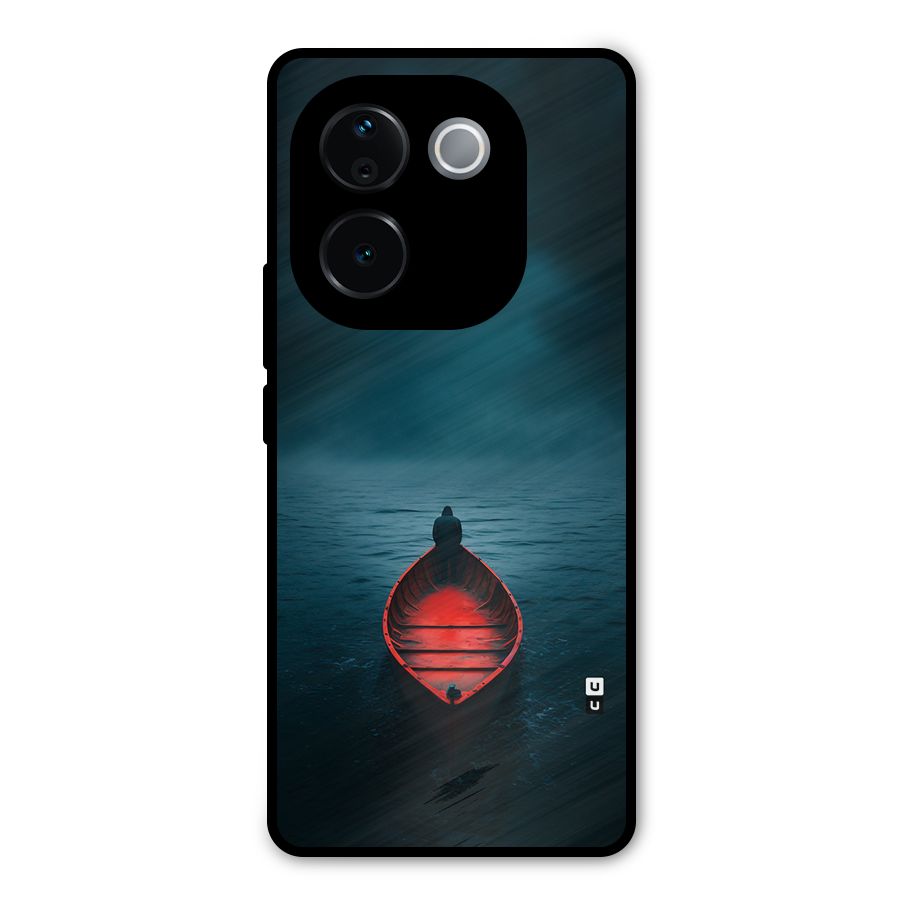 Floating Boat Metal Back Case for Vivo T3 Pro