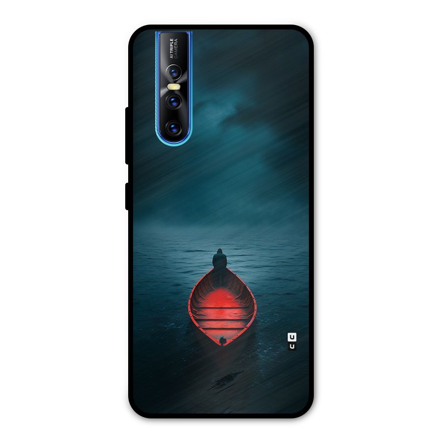 Floating Boat Metal Back Case for Vivo V15 Pro