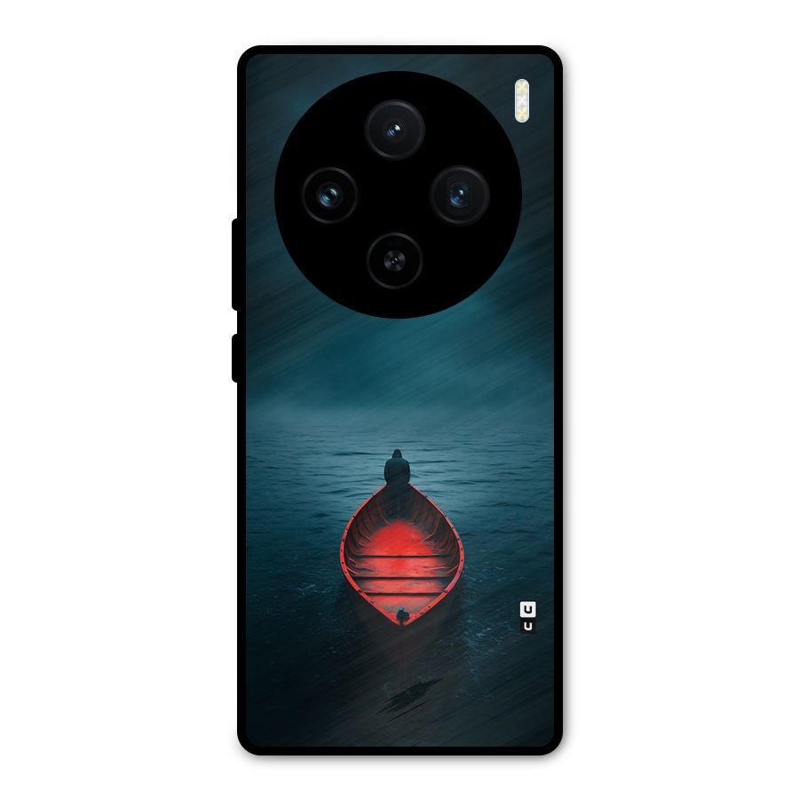 Floating Boat Metal Back Case for Vivo X100