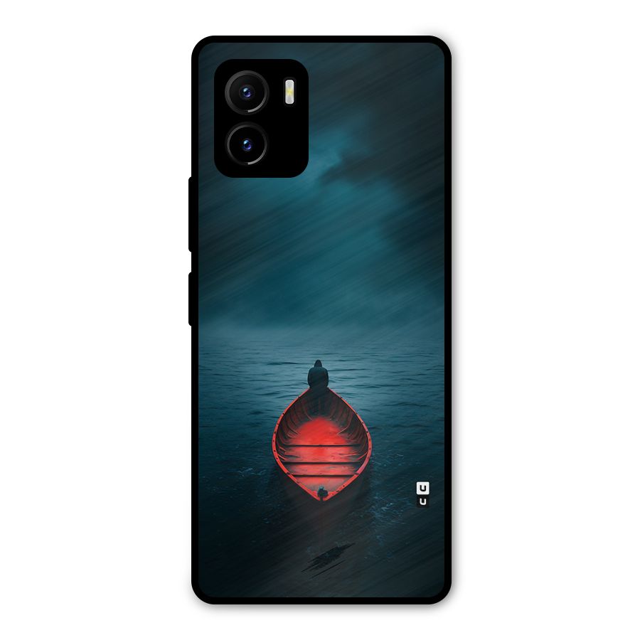 Floating Boat Metal Back Case for Vivo Y15s
