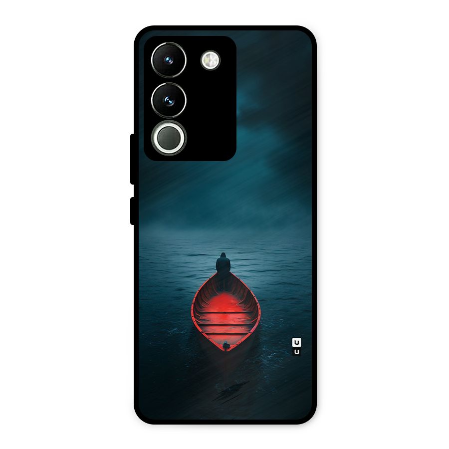 Floating Boat Metal Back Case for Vivo Y200