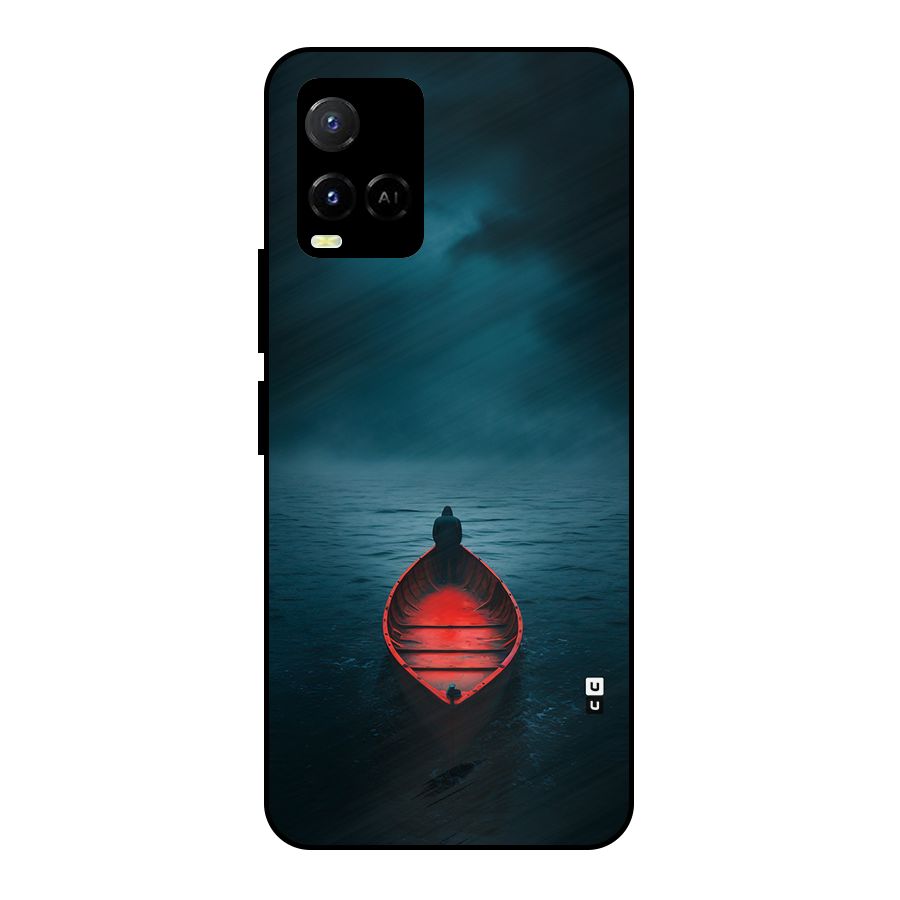 Floating Boat Metal Back Case for Vivo Y21T