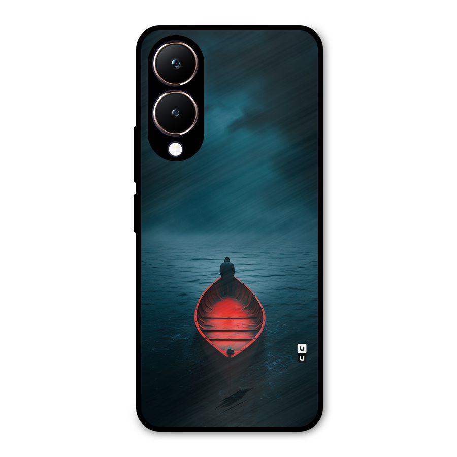 Floating Boat Metal Back Case for Vivo Y28