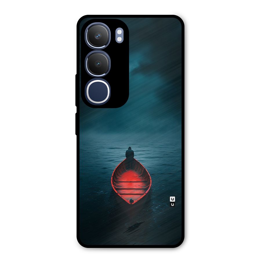 Floating Boat Metal Back Case for Vivo Y29