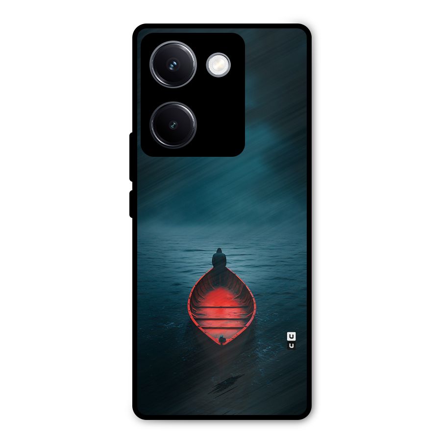Floating Boat Metal Back Case for Vivo Y300 Plus