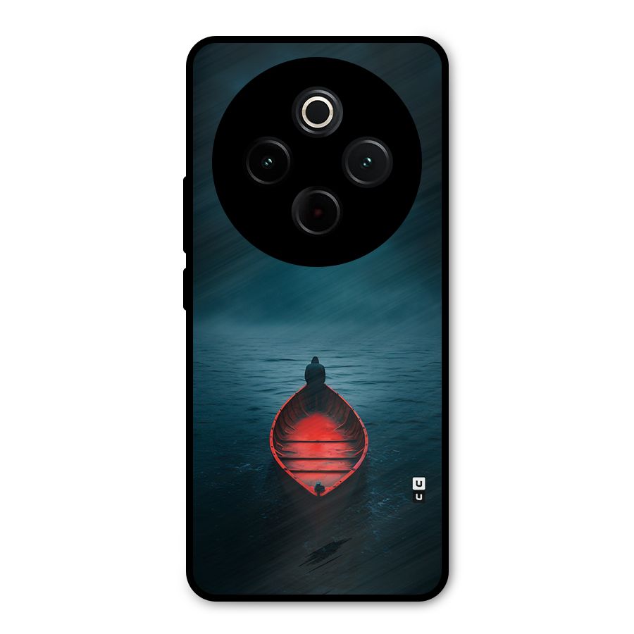 Floating Boat Metal Back Case for iQOO Z10