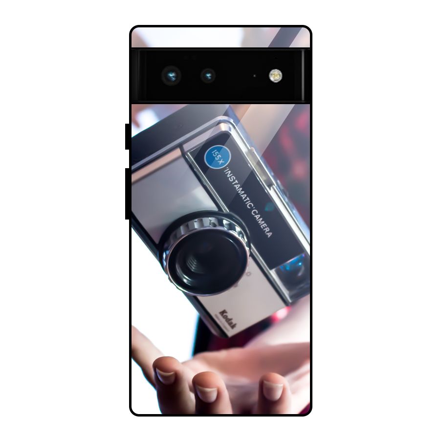 Floating Camera Glass Back Case for Google Pixel 6