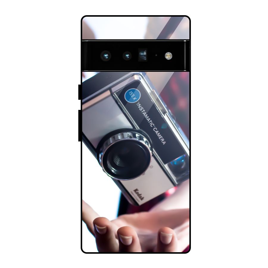 Floating Camera Glass Back Case for Google Pixel 6 Pro