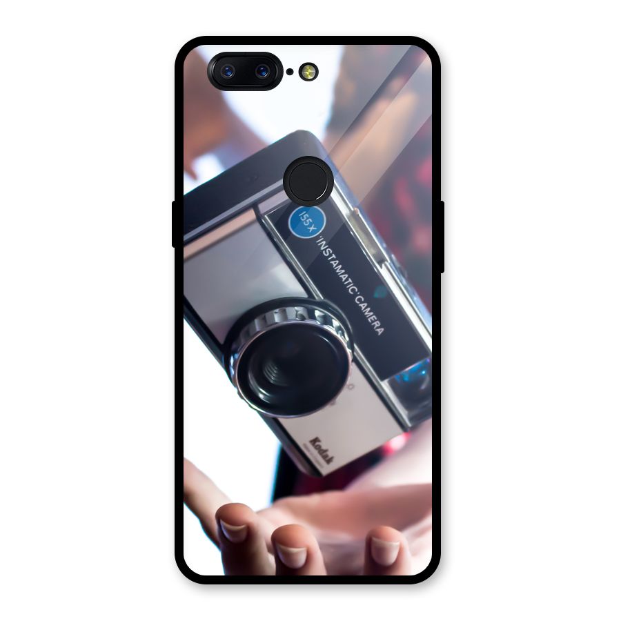 Floating Camera Glass Back Case for OnePlus 5T