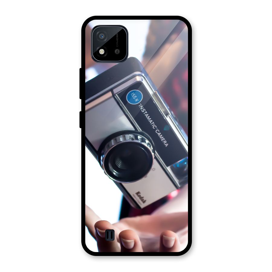 Floating Camera Glass Back Case for Realme C11 2021