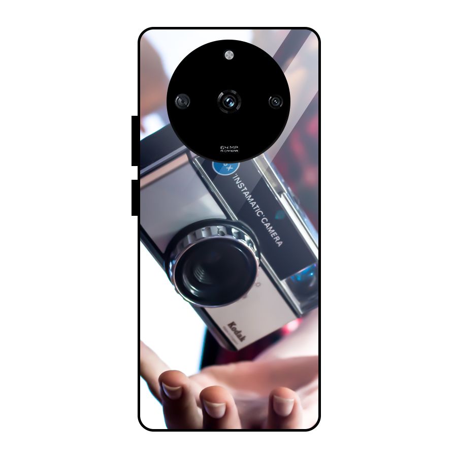 Floating Camera Glass Back Case for Realme Narzo 60 5G
