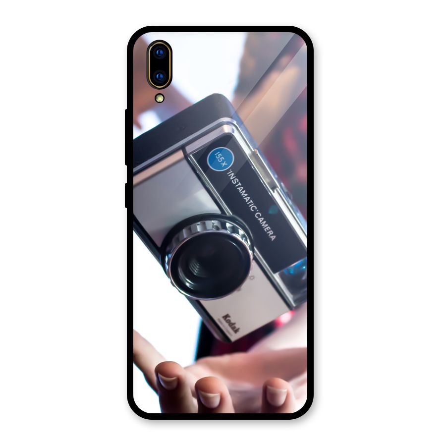 Floating Camera Glass Back Case for Vivo V11 Pro