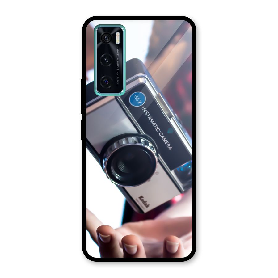 Floating Camera Glass Back Case for Vivo V20 SE