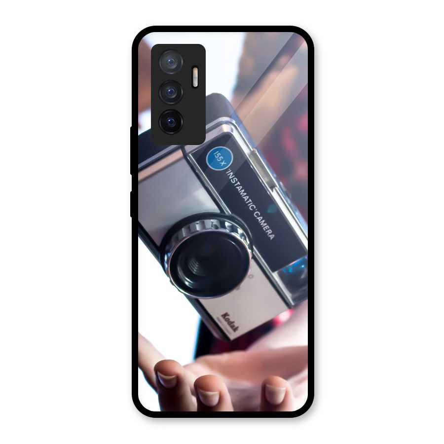 Floating Camera Glass Back Case for Vivo V23e