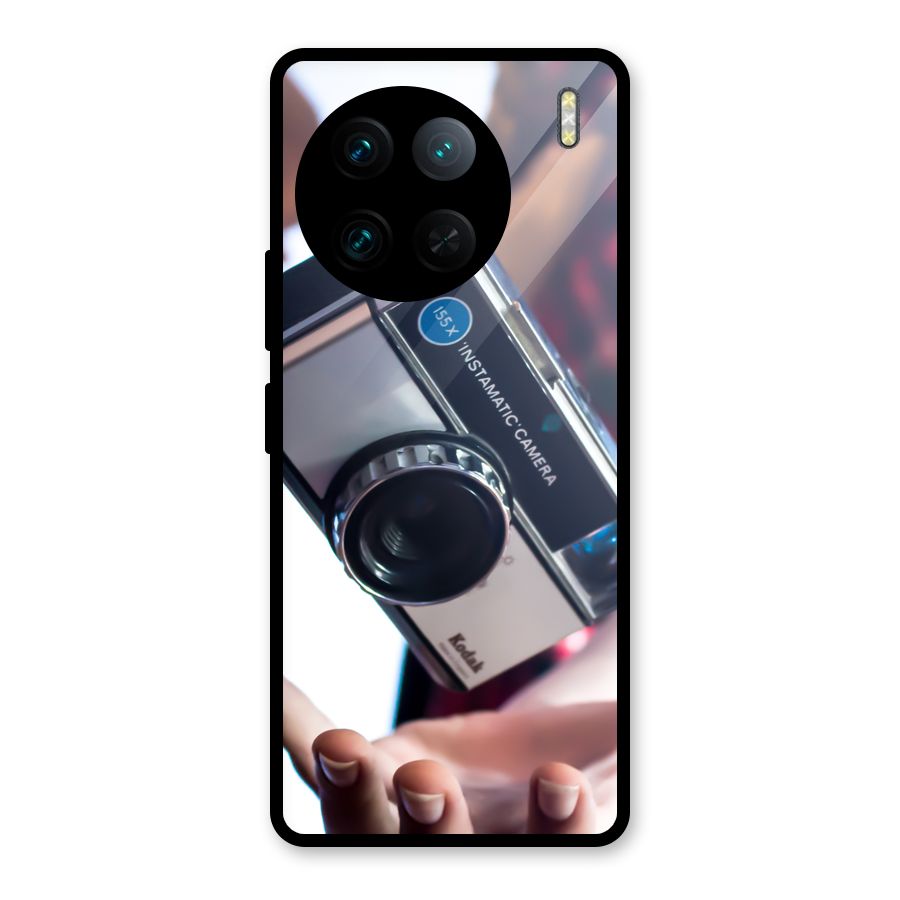 Floating Camera Glass Back Case for Vivo X90 Pro