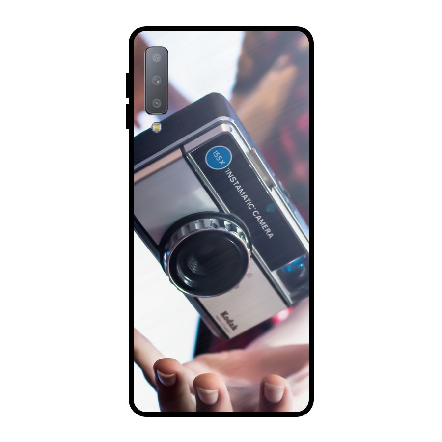 Floating Camera Metal Back Case for Galaxy A7 (2018)
