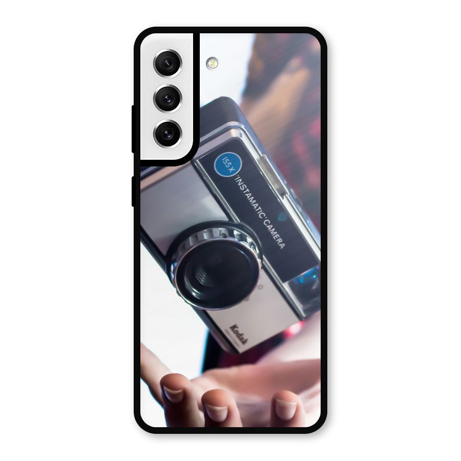 Floating Camera Metal Back Case for Galaxy S21 FE 5G