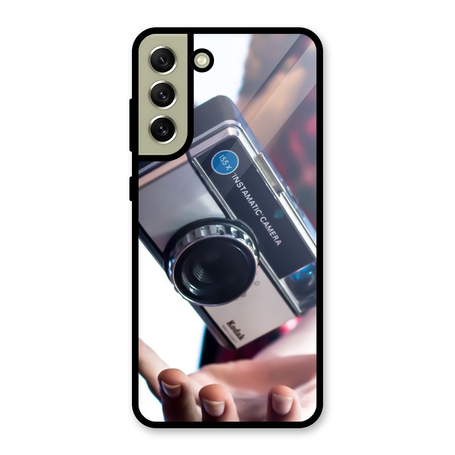 Floating Camera Metal Back Case for Galaxy S21 FE 5G (2023)