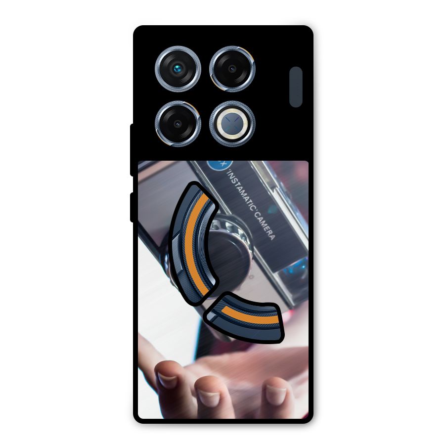 Floating Camera Metal Back Case for Infinix GT 20 Pro