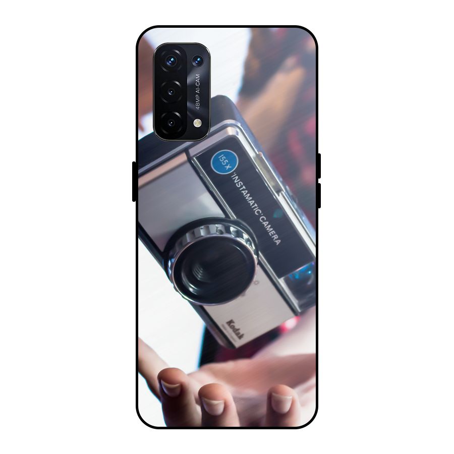Floating Camera Metal Back Case for Oppo A74 5G
