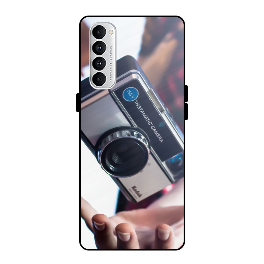 Floating Camera Metal Back Case for Oppo Reno4 Pro