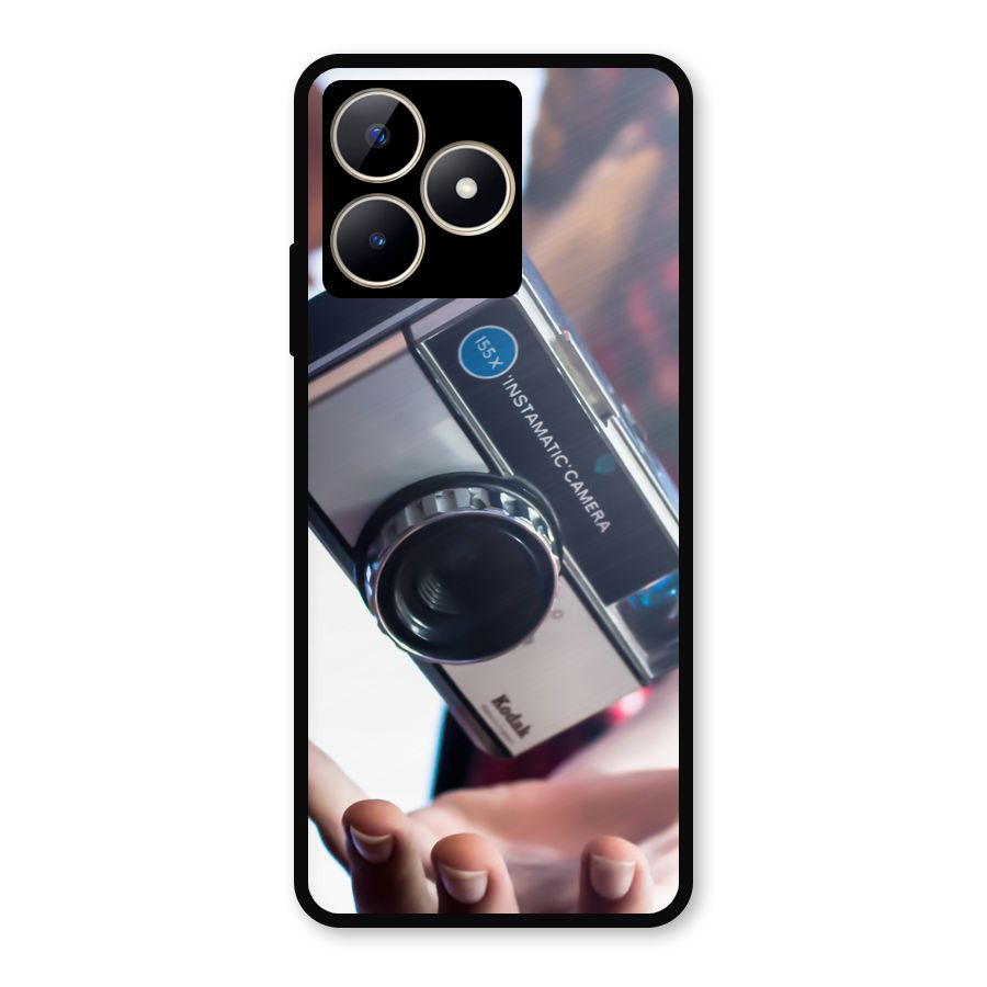 Floating Camera Metal Back Case for Realme Narzo N53