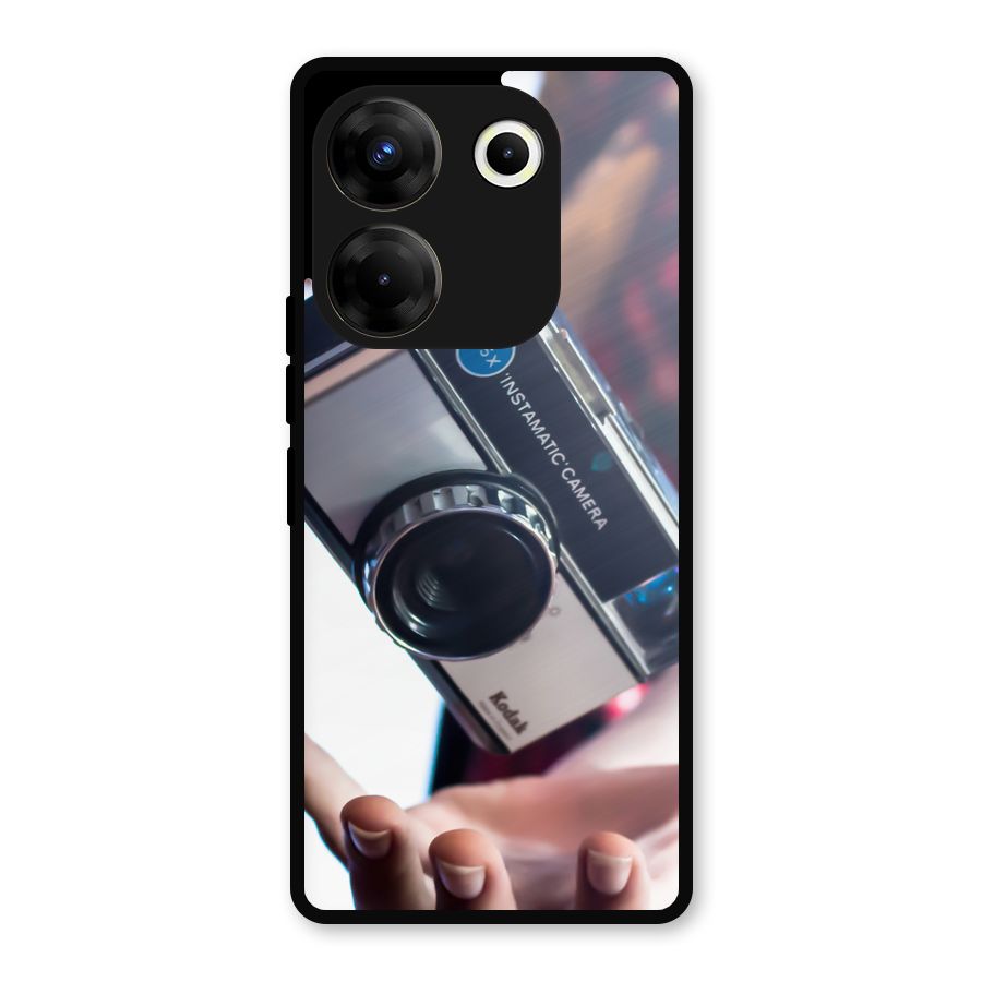 Floating Camera Metal Back Case for Tecno Camon 20 Pro
